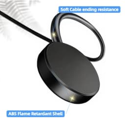 Magnetic Wireless Charger for Samsung Galaxy Watch 8/7/6Classic/5/5 Pro/4/3/Active2 USB-A/C Smart Watch Charging Cable Dock
