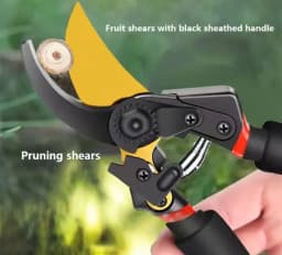 Rafford Multi-Purpose Heavy Duty Garden Shears with Soft Cushioned Grips Suitable for Bypassing Trees, Roses and Other Plants