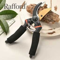 Rafford Multi-Purpose Heavy Duty Garden Shears with Soft Cushioned Grips Suitable for Bypassing Trees, Roses and Other Plants