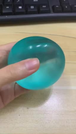 Blue Maltose Squishy Toys Anti Stress Sensory Fidgets Toy Soft Simulated Transparent Blue Maltose Slow-rebound Decompression Toy