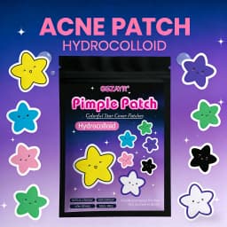560/1120/1680pcs Vibrant Star Acne Patches, Fun Hydrocolloid Stickers, Covers Pimples & Blemishes, Travel & Skin-Safe