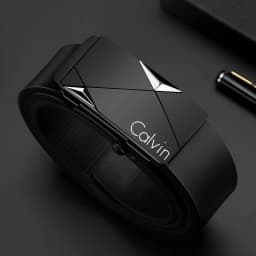 Stylish Men's PU Leather Belt Fashionable Accessory for Daily Wear Leisure Party Work Business with Automatic Buckle