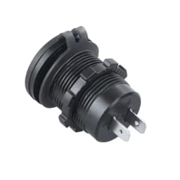 Car Charger Socket Dual Type-C & Dual USB 4Ports Fast Charging Socket Waterproof with Voltmeter 12V/24V For Car Boat Motorcycle