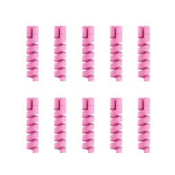10PCS Spiral Cable Protector Winder Soft Silicone Cable Winder Clip Saver Cover For Android Phone Mouse Earphone Wire Protection