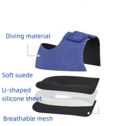 Plantar Fasciitis Heel Spur Foot Support With U-Shaped Silicone Gel Heel Cups for Heel Pain Relief Insoles for Man Woman Walking