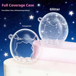 Clear PC Protective Case for Tamagotchi Paradise, Transparent Shockproof Full Cover Shell