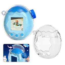 Clear PC Protective Case for Tamagotchi Paradise, Transparent Shockproof Full Cover Shell