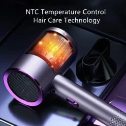 2000W Salon Professional Hair Dryer Negative Ionic Fast Dry Low Noise Constant Temperature Blower For Home