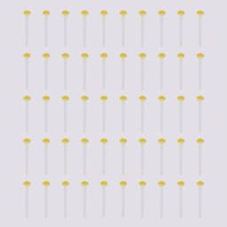 50Pcs Dental Fiber Posts Straight Screw Quartz Glass Fiber Resin Post Root Canal Pile Restorative Orthodontic Filling