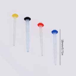50Pcs Dental Fiber Posts Straight Screw Quartz Glass Fiber Resin Post Root Canal Pile Restorative Orthodontic Filling