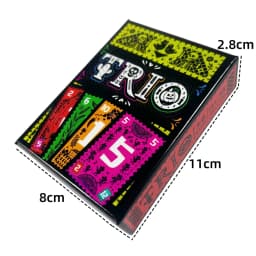1 Box Strategic Card Board Game TRIO Card Game Fun Games 3-6 Players Board Game Deck For Christmas and Halloween