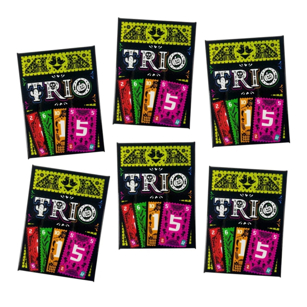 1 Box Strategic Card Board Game TRIO Card Game Fun Games 3-6 Players Board Game Deck For Christmas and Halloween