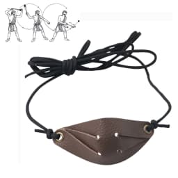 Outdoor Sling Leather Traditional Shepherd Hunting Slingshot Survival Camping Entertainment Throwing Stone Hand Catapult Tool