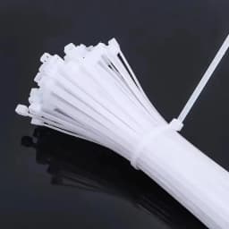100 PCS Self-locking Plastic Nylon Tie Black Fastening Strap Cable-Tie-Set Cable Zip Tie Fastening Ring Zip Wraps Strap Tie