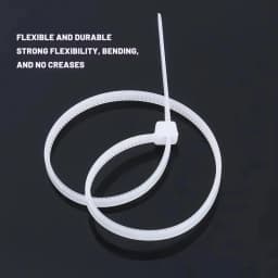 100 PCS Self-locking Plastic Nylon Tie Black Fastening Strap Cable-Tie-Set Cable Zip Tie Fastening Ring Zip Wraps Strap Tie