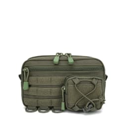 Men's Multifunctional Waist Belt Bag Fanny Pack with Molle Accessories Mobile Gear Hip Bag for Climbing Camping Tool Pouch