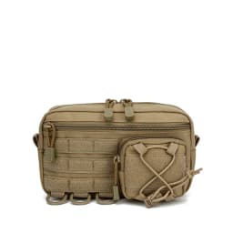 Men's Multifunctional Waist Belt Bag Fanny Pack with Molle Accessories Mobile Gear Hip Bag for Climbing Camping Tool Pouch