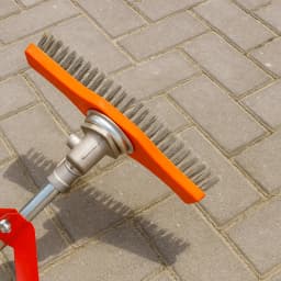Lawn Mower Cleaning Brush High-Efficiency Adjustable Handle Weed Remover Tool for Deck Garden Yard Floor Patio Farm Tile Grout