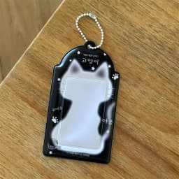 Ins Style Kpop Star Card Protection Cover Keychain Pendant 3inch Idol Photo Card Holder Bus Card Case