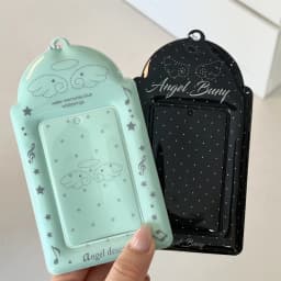 Ins Style Kpop Star Card Protection Cover Keychain Pendant 3inch Idol Photo Card Holder Bus Card Case