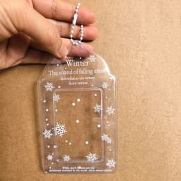Ins Style Kpop Star Card Protection Cover Keychain Pendant 3inch Idol Photo Card Holder Bus Card Case