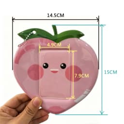Ins Style Kpop Star Card Protection Cover Keychain Pendant 3inch Idol Photo Card Holder Bus Card Case