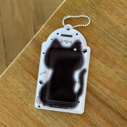 Ins Style Kpop Star Card Protection Cover Keychain Pendant 3inch Idol Photo Card Holder Bus Card Case