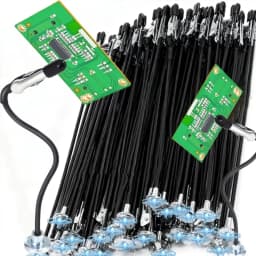 Soldering Third Hand with Strong Magnetic Base, Flexible Arms PCB Holder for Electronics Repair – Alligator Clip Welding Tool