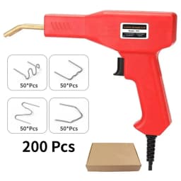 Plastic Welder Welding Machine Car Bumper Soldering Gun 4 Types Staples for Bumper/Kayak/Plastic Product Repairs