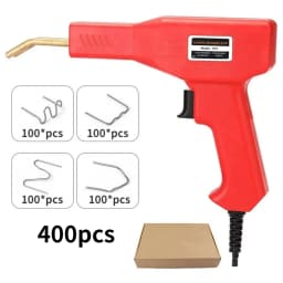 Plastic Welder Welding Machine Car Bumper Soldering Gun 4 Types Staples for Bumper/Kayak/Plastic Product Repairs