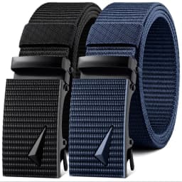 Men's Automatic Buckle Canvas Nylon Belt, Korean Fashion, Outdoor & Military Training