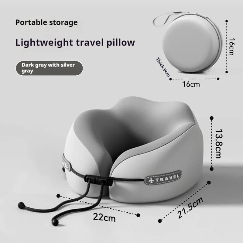 U Shaped Memory Foam Neck Pillows Soft Travel Pillow Massage Neck Pillow Sleeping Airplane Pillow Cervical Healthcare Bedding