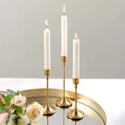 3pcs/set Candle Holders Vintage Candlestick for Party Wedding Decoration Anniversary Europe Style Old Ornaments for Home Hotel