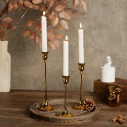 3pcs/set Candle Holders Vintage Candlestick for Party Wedding Decoration Anniversary Europe Style Old Ornaments for Home Hotel