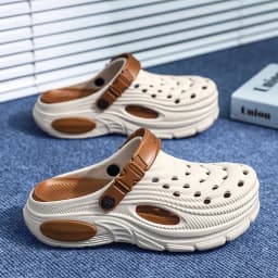 Plus Size47 48 Men Clogs Sandals Summer Outdoor Garden Clogs Hole Shoes Male Casual Shoes Water Shoes Comfort Home Soft Slippers