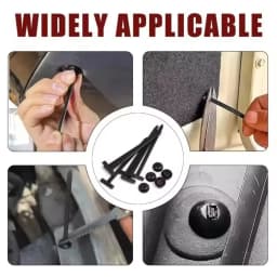 Nylon Push Mount Cable Tie Zip Fastener Auto Car Fender Engine Guard Underbody Retainer Clip Universal Wire Routing Strap Kit