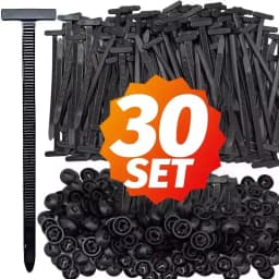 Nylon Push Mount Cable Tie Zip Fastener Auto Car Fender Engine Guard Underbody Retainer Clip Universal Wire Routing Strap Kit