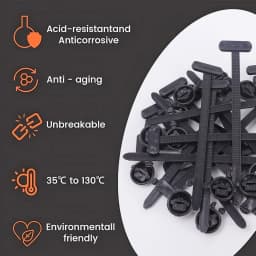 Nylon Push Mount Cable Tie Zip Fastener Auto Car Fender Engine Guard Underbody Retainer Clip Universal Wire Routing Strap Kit