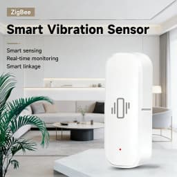 Tuya ZigBee Vibration Detector Smart Life App Monitor Remote Security Protection Zigbee Sensor Motion Shock Alarm Need Gateway