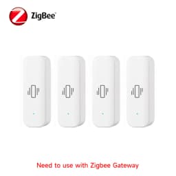 Tuya ZigBee Vibration Detector Smart Life App Monitor Remote Security Protection Zigbee Sensor Motion Shock Alarm Need Gateway