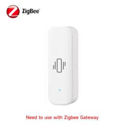 Tuya ZigBee Vibration Detector Smart Life App Monitor Remote Security Protection Zigbee Sensor Motion Shock Alarm Need Gateway