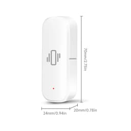 Tuya ZigBee Vibration Detector Smart Life App Monitor Remote Security Protection Zigbee Sensor Motion Shock Alarm Need Gateway