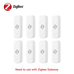Tuya ZigBee Vibration Detector Smart Life App Monitor Remote Security Protection Zigbee Sensor Motion Shock Alarm Need Gateway
