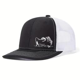 1PC New Fashion Richardson Micro Curved Trucker Cap Fishing PrintedSummer Mesh Breathable Baseball Caps Outdoor Gorras Hombre