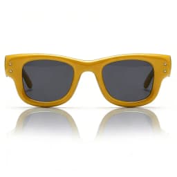 Rocky RB4940 Puffer Square Sunglasses Basic Classic Brand Black Lens Sunglasses UV400