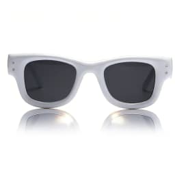 Rocky RB4940 Puffer Square Sunglasses Basic Classic Brand Black Lens Sunglasses UV400