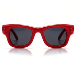 Rocky RB4940 Puffer Square Sunglasses Basic Classic Brand Black Lens Sunglasses UV400