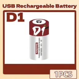 Rechargeable Lithium D Batteries LR20 1.5V D Size Cell Battery Replacement 12000mWh For Floodlight Toys Clocks Gas Stove
