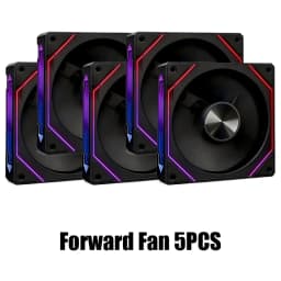LDPCSJ Prism 5 Pro 120mm RGB Fan ARGB PC Case Ventiladores 4PIN PWM 5V-3PIN CPU Water Cooler Gaming PC Cooling Kit RGB Fans
