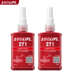 243-271 Medium to High Strength Thread Locking Agent, Thread Adhesive, Waterproof, Anti-Vibration, Anti-Corrosion, and Highly Stable